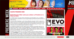 Desktop Screenshot of madridpremiereweek.com